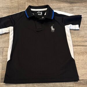 Polo by Ralph Lauren Kids Polo Shirt in Black, White, and Blue